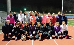 Foto de família de les primeres sessions d'entrenament