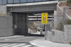 Tram del carrer de les Tres Creus on s'han dut a terme les obres de millora