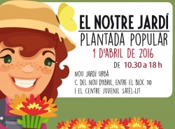 L'1 d'abril, planterm el nostre jardí