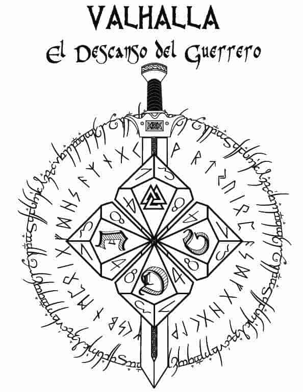 Logotip del Club de Rol Valhalla - El Descanso del Guerrero