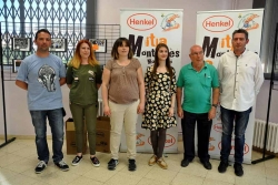 D'esquerra a dreta: F.Javier Álvarez (coordinador de la Mitja), Montse Martínez, Mar García, Mireia García, Fernando Izaguirre i Jose Antonio Pilar