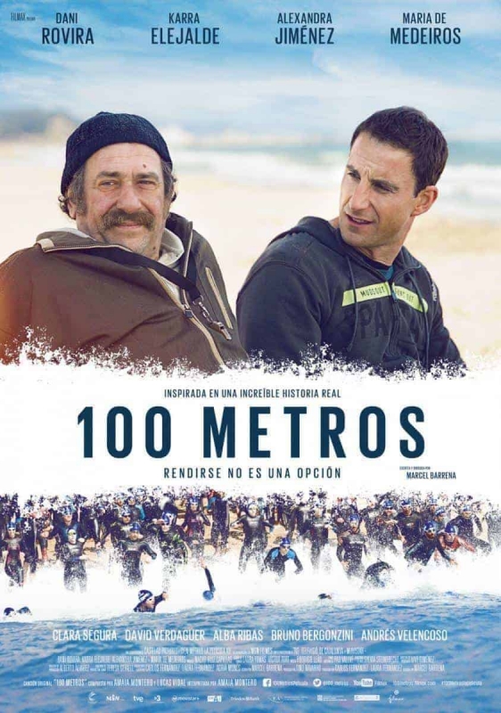 Cartell de la pel·lícula "100 metros" (Font: FilmAffinity)