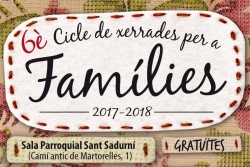 Cartell del 6è Cicle de Xerrades per a Famílies