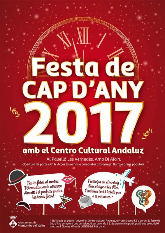 Cartell de la festa de Cap d'Any