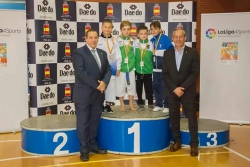 Usama Karach, subcampió d'Espanya infantil (Font: Club Karate Montornès)