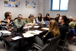 Trobada del grup motor del CRÍTIC a l'Ajuntament de Montornès