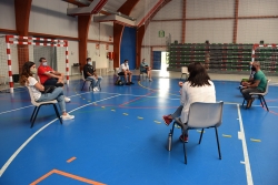 Reunió amb les entitats esportives a la Carpa Polivalent El Sorralet.