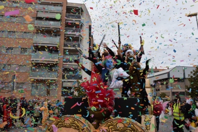 Carrossa del Rei Carnestoltes, l'Esparriot i els 7 Pecats Capitals.