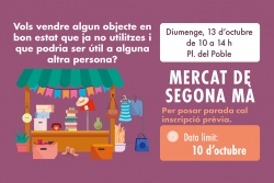 Imatge de promoció del mercat de segona mà