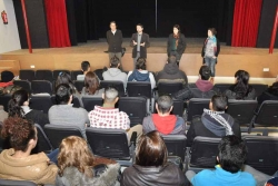 Acte de presentació del programa a la nova sala polivalent