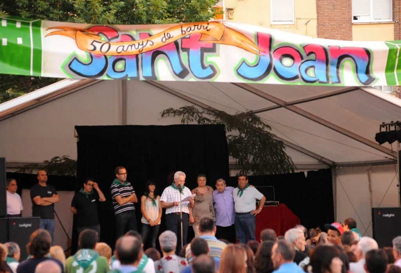 Un moment del pregó de Sant Joan. Foto: Ajuntament de Montornès. Autor: J.A. Jiménez