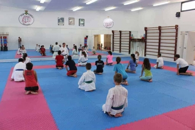 Entrenaments al campus de karate (2013)