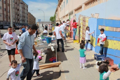 Mural del 50 aniversari de Montornès Nord