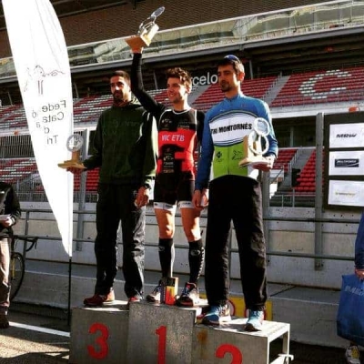 Iván Límia, Subcampió de Catalunya elit de Duatló (Foto: Twitter Club Triatló Montornès)