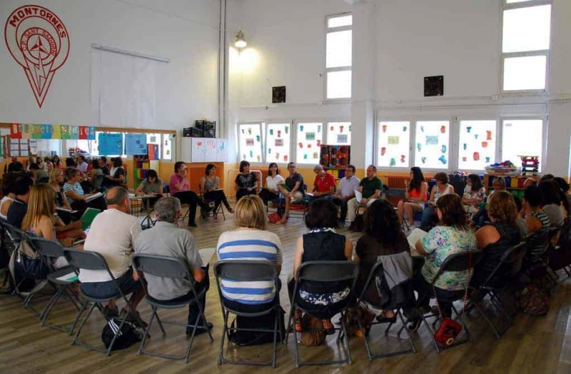 Plenari del Consell Escolar Municipal, ahir a la tarda al gimnàs de l'escola Sant Sadurní