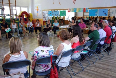 Moment de la sessió del Consell Escolar Municipal