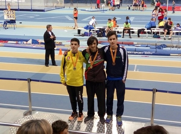 Israel Ferrón Campió de Catalunya de Triple Salt (Font: CE Montornès Atletisme)