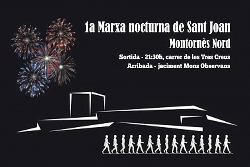 Cartell 1a Marxa Nocturna Sant Joan