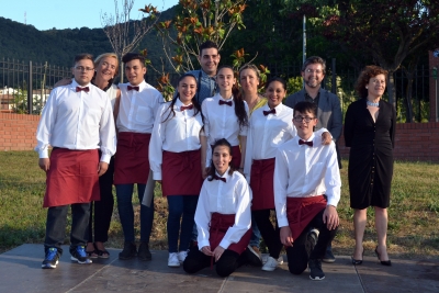 Alumnes d'auxiliar d'hoteleria del curs 2015-2016 del Pla de Transició al Treball (PTT)