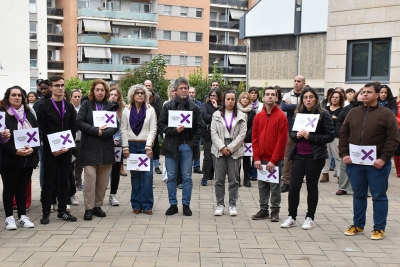 Alguns/es representants municipals, en un instant de l'acte.