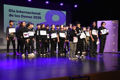 Intervenció de l'alumnat de l'Escola Marinada.