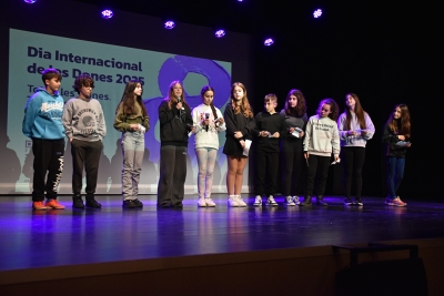 Intervenció de l'alumnat de l'Escola Sant Sadurní.