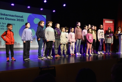 Intervenció de l'alumnat de l'Escola Can Parera.