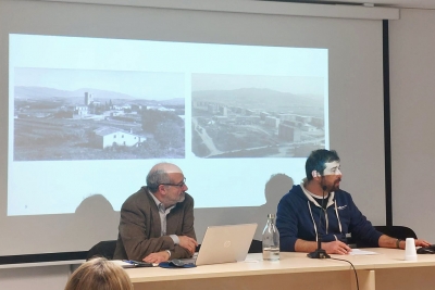 Intervenció del tècnic municipal de Patrimoni Històric, Ferran Díaz.