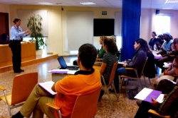 Sessió de treball a la Biblioteca 