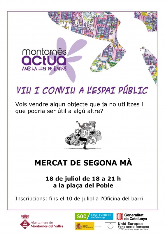 Cartell del mercat de segona mà