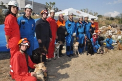 Unitat Canina de l'Associació de Voluntaris de Protecció Civil