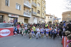 Sortida d'una de les curses de la Mini Solidària. Foto: Club Esportiu Montornès Atletisme