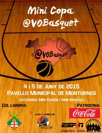 Cartell 1a edició Minicopa VOBàsquet