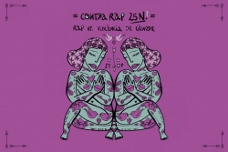 Portada del CD ContraRap25N (Disseny de Marta Magenta)