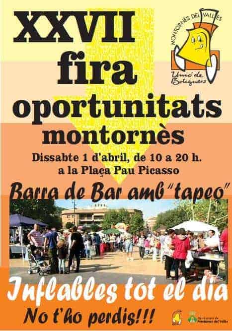 Cartell de la XXVII Fira d'Oportunitats