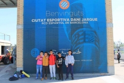 Alguns participants en el Fem els deures, a la Ciutat Esportiva Dani Jarque