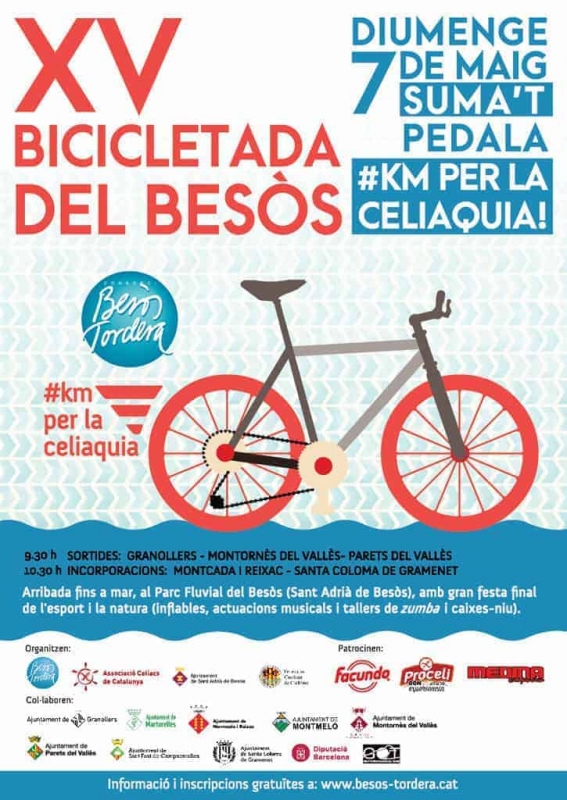 Cartell de la XV Bicicletada del Besòs 