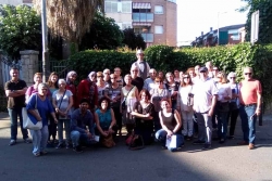 Foto de família de l'activitat (Foto: Oficina de Català de Montornès)