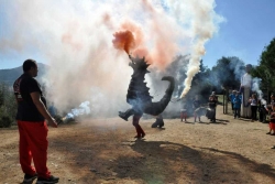 El Ceballot de la colla de Drac i Diables de Montornès a Mons Observans