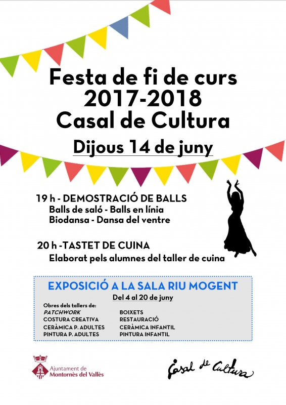 Cartell de la festa de fi de curs