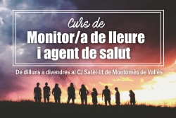 Cartell curs de monitor/a de lleure i d'agent de salut