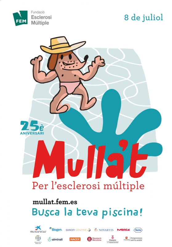 Cartell "Mulla't per l'Esclerosi Múltiple" 2018