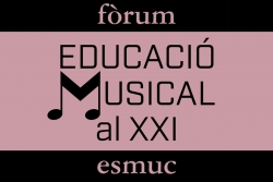 Cartell del fòrum "Educació musical al XXI"