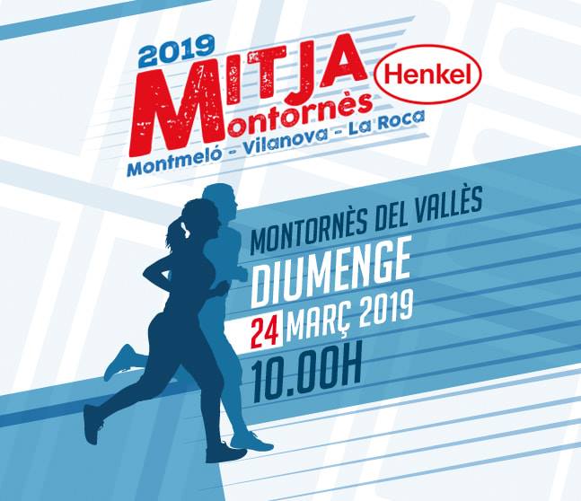 Cartell de la 26a Mitja Marató (Font: Mitja Montornès)