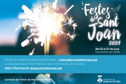 Imatge de la programació de festes de Sant Joan 2021