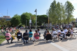 Un moment de l'acte institucional de la Diada Nacional de Catalunya 2021.