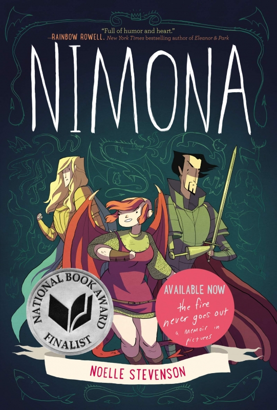 Portada del llibre "Nimona".