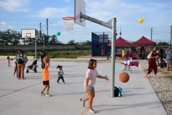 Activitats de la festa inaugural del Cruyff Court i el parc socioesportiu. Juliol 2022.