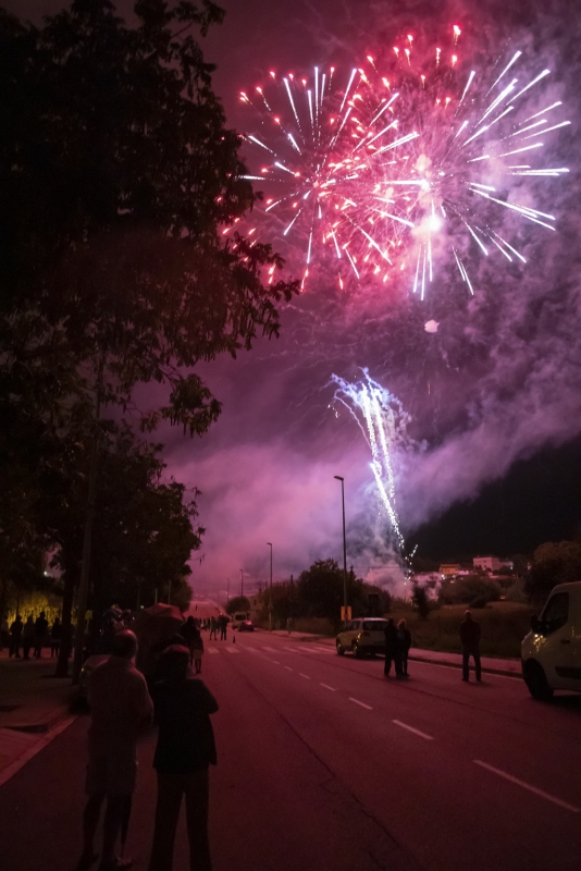 Castell de focs d'artifici patrocinat per LUCTA (2020).