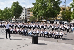 Exhibició de gimnàstica.